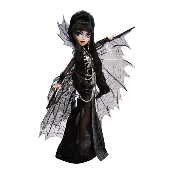 Monster High Elvira Mistress Of The Dark Skullector Doll New 2025 - Picture 5 of 7